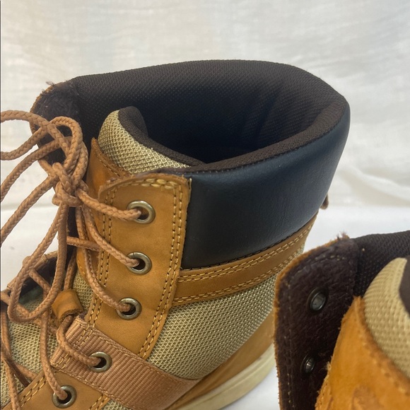 Timberland Men's Tan and Olive Boots size 10 - Picture 5 of 16